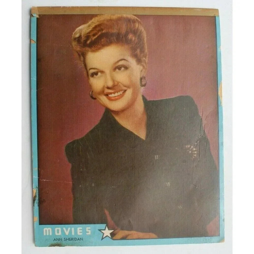 Vintage 1940s Ann Sheridan Writing Stationary Tablet / Notebook
